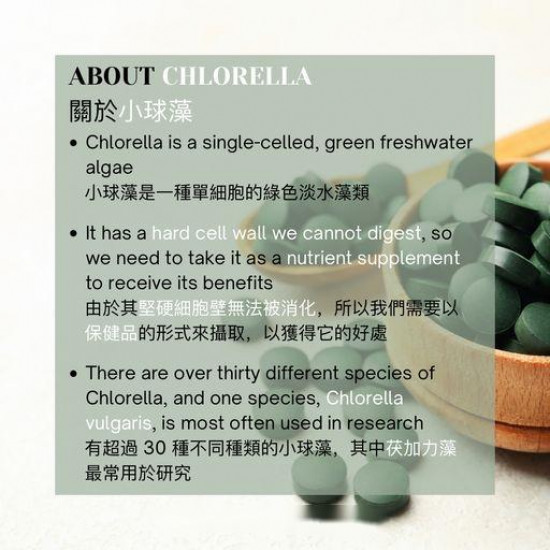 Chlorella 小球藻 (200粒)