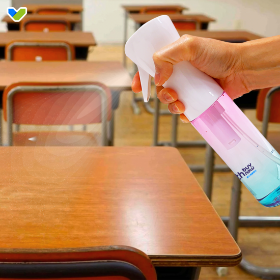 High pressure disinfection spray bottle [300ML] [for school]