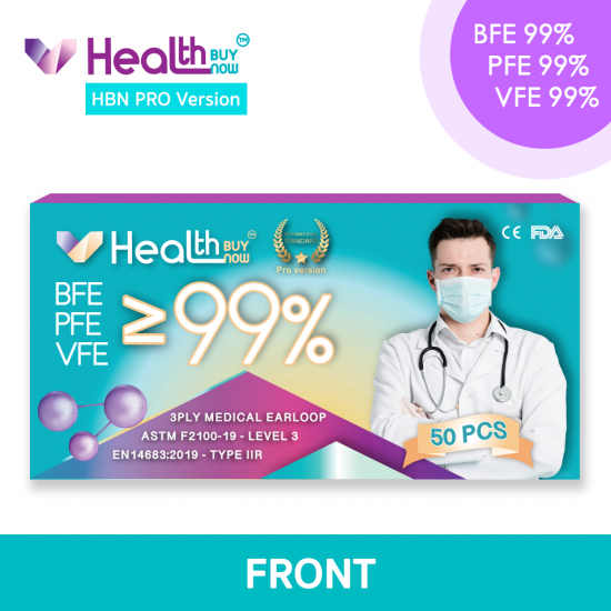 Healthbuynow Pro Lv3 Medical Adult Mask (Made in Hong Kong)