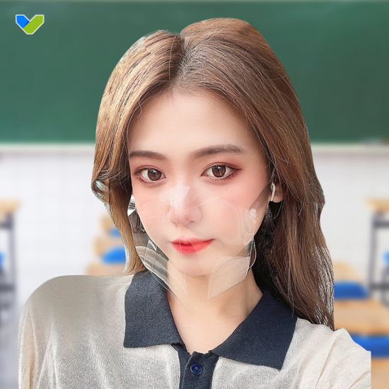 teacher transparent mask