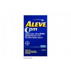 Aleve PM 夜間睡眠輔助加 12 小時止痛藥 Aleve PM 夜間睡眠輔助加 12 小時止痛藥