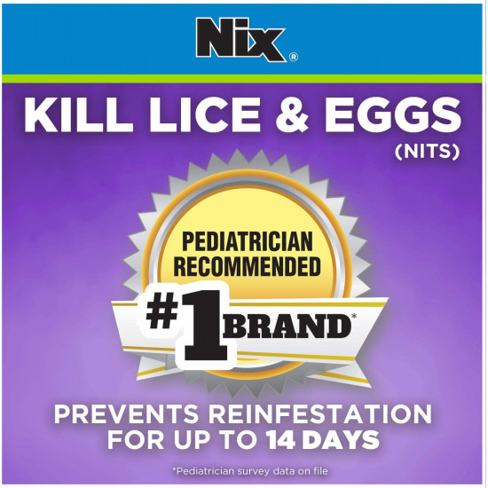 Nix Lice Killing Treatment Cream Rinse with Nit Comb - 殺死蝨子和卵（Nits）