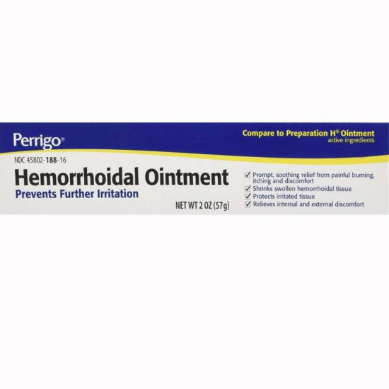 Perrigo Hemorrhoidal Ointment, Relieve Itching, Discomfort, Burning Perrigo Hemorrhoidal Ointment, Relieve Itching, Discomfort, Burning