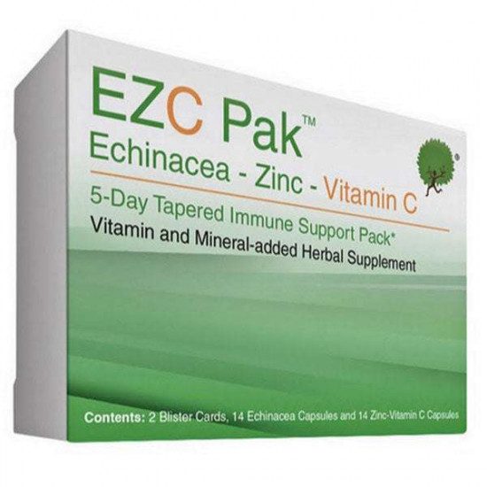 EZC Pak 5 天免疫支持包，含紫錐菊、鋅和維生素 C