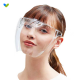 Hard shell transparent mask Hard shell transparent mask