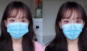 口罩心機戴法曝光!一秒變V臉正妹 口罩心機戴法曝光!一秒變V臉正妹