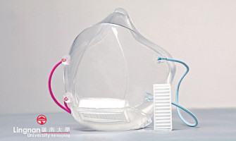 嶺大研全透明口罩 助聽障人士溝通