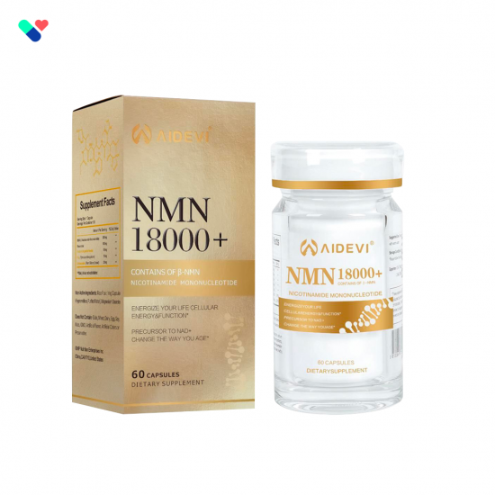 AIDEVI️NMN18000+ Anti-Aging Capsules + PQQ Anti-Aging Supplement Upgraded Version (2 Bottles)