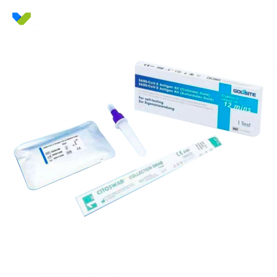 Goldsite Covid-19 Novel Coronavirus Antigen Test Kit [Nasal Swab Test] (Hong Kong Government Approved)