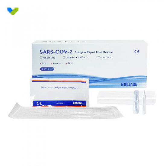 Encode New Coronavirus Antigen Rapid Test Kit 1 Box (Hong Kong Government Approved Brand)【Nasal Swab Test Kit】