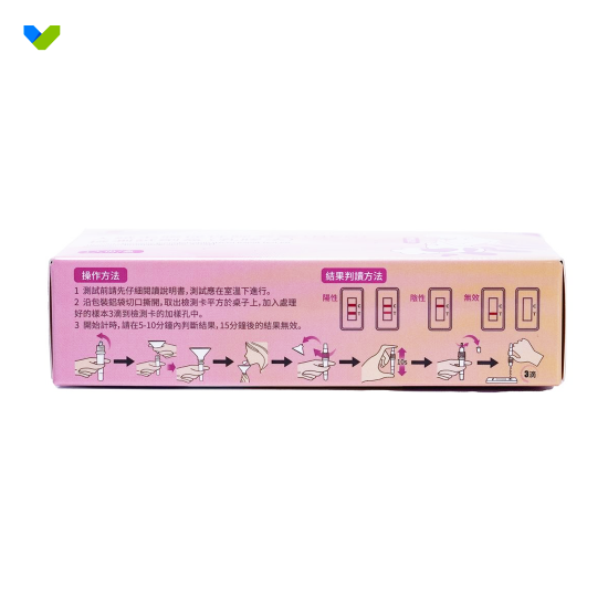 唾液驗孕測試劑盒HCG (單支裝) 唾液驗孕測試劑盒HCG (單支裝)