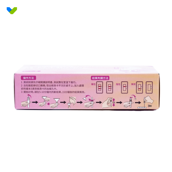 Saliva pregnancy test kit HCG (single pack)