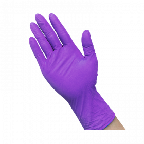 紫色丁晴手套 