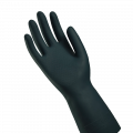 Clean rubber gloves