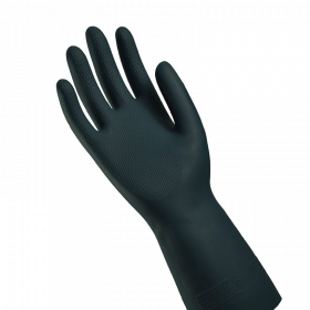 Clean rubber gloves