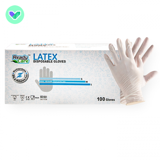 ready care powdered latex gloves (100 boxes minimum batch) ready care powdered latex gloves (100 boxes minimum batch)