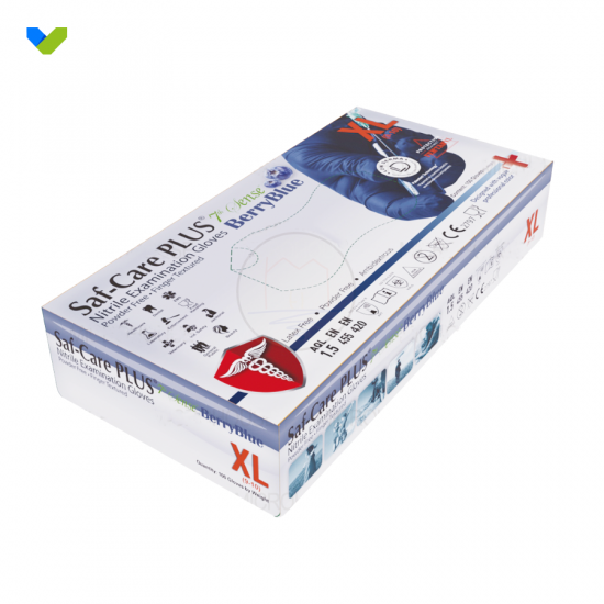 saf-care Hypoallergenic Nitrile Gloves (Made in Malaysia)【Blueberry Color】 saf-care Hypoallergenic Nitrile Gloves (Made in Malaysia)【Blueberry Color】