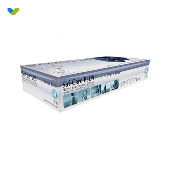 saf-care Hypoallergenic Nitrile Gloves (Made in Malaysia)【Blueberry Color】 saf-care Hypoallergenic Nitrile Gloves (Made in Malaysia)【Blueberry Color】