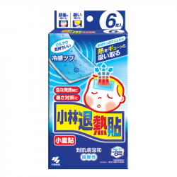 小林製藥 - 小林 退熱貼小童 6片裝 小林製藥 - 小林 退熱貼小童 6片裝