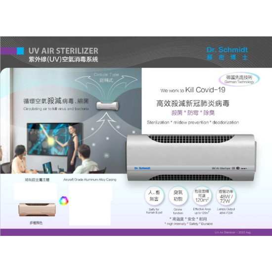 Dr. Su Mi-Ultraviolet (UV) Air Disinfection System