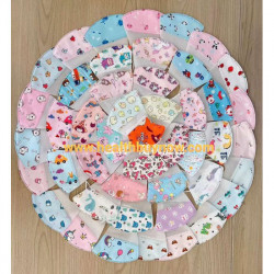 A variety of printed masks for children A variety of printed masks for children