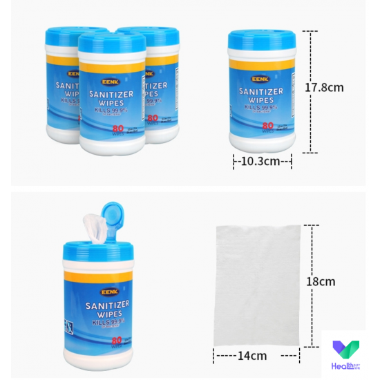 Barreled disinfection wet wipes(Minimum batch of 10 barrels)