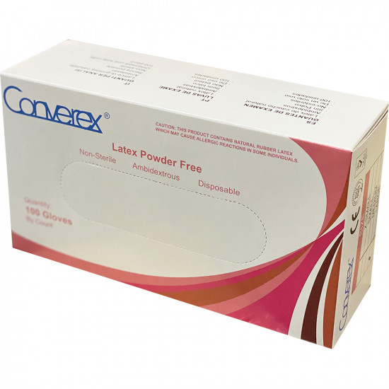 Converex Latex乳膠手套(馬來西亞製)【米色】