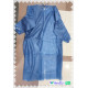 Dark blue disposable isolation protective clothing [protective clothing] (10 pieces per set)