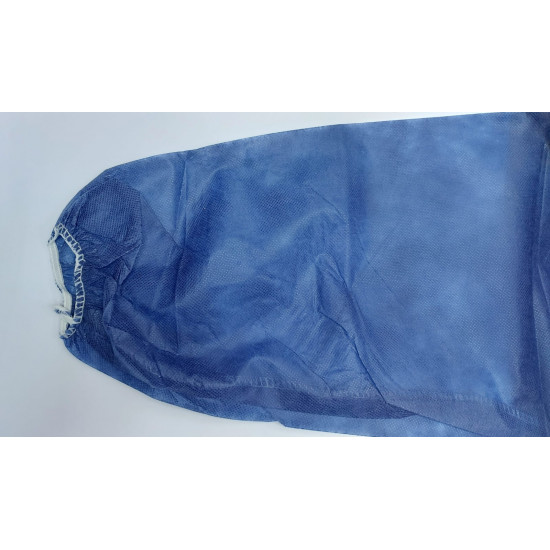 Dark blue disposable isolation protective clothing [protective clothing] (10 pieces per set)