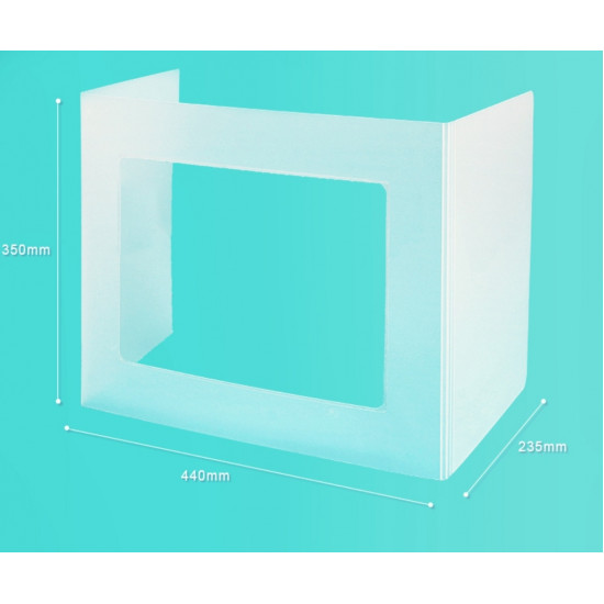 Isolation baffle opening window