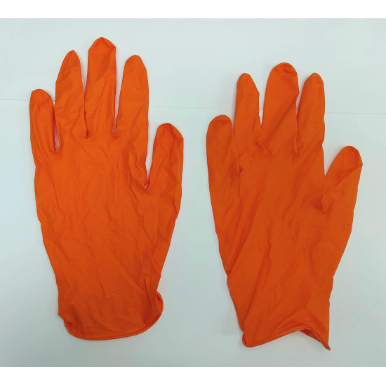 [Orange] Ding Qing gloves produced by HEALTHBUYNOW (10 boxes minimum batch)