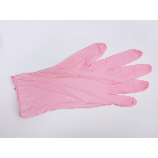 Sakura pink [Ding Qing gloves] [Made in Malaysia] produced by HEALTHBUYNOW (10 boxes minimum)