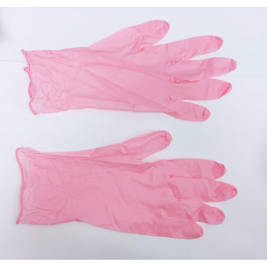 Sakura pink [Ding Qing gloves] [Made in Malaysia] produced by HEALTHBUYNOW (10 boxes minimum)