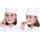 White-rimmed transparent mask [for catering] [a set of 10] (minimum batch of 5)