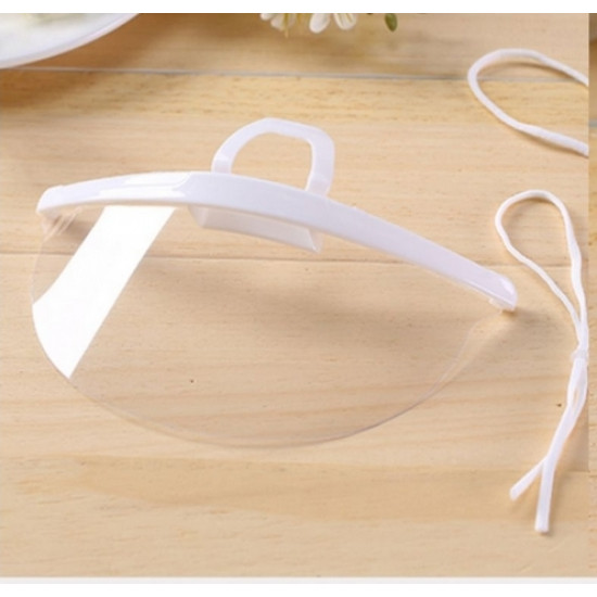 White-rimmed transparent mask [for catering] [a set of 10] (minimum batch of 5)