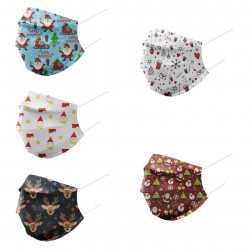 Happy Christmas parent-child masks Happy Christmas parent-child masks