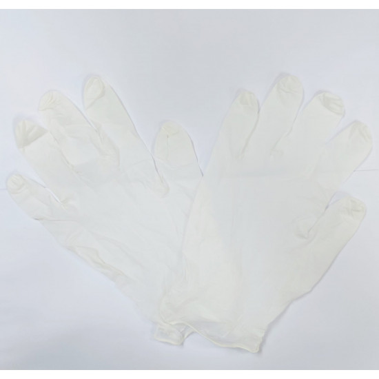 White Dingqing gloves【Made in Malaysia】 produced by HEALTHBUYNOW (10 boxes minimum batch)