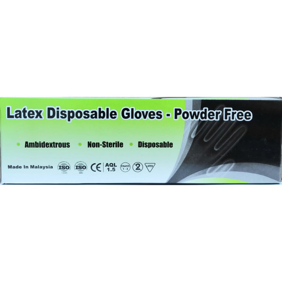 Bingltway powder-free latex gloves (30 boxes minimum batch)