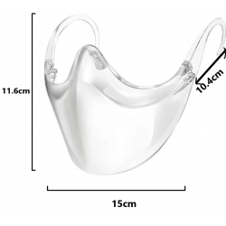 Hard plastic transparent mask (for children and ladies) Hard plastic transparent mask (for children and ladies)