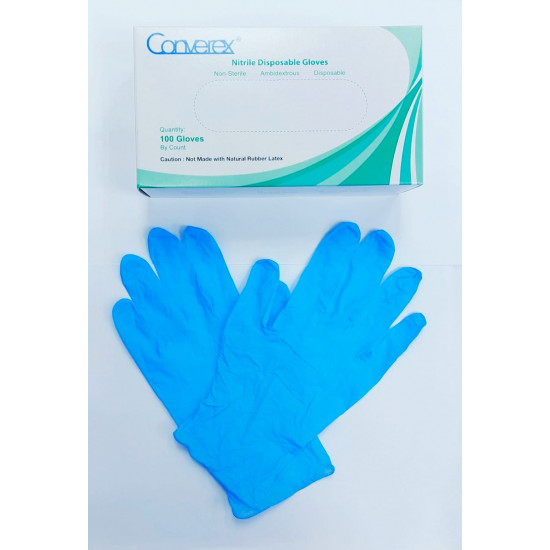 converex nitrile gloves (10 boxes minimum batch)