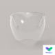 Hard shell transparent mask Hard shell transparent mask