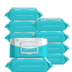 Packed alcohol wet wipes (a set of 10 packs) Packed alcohol wet wipes (a set of 10 packs)