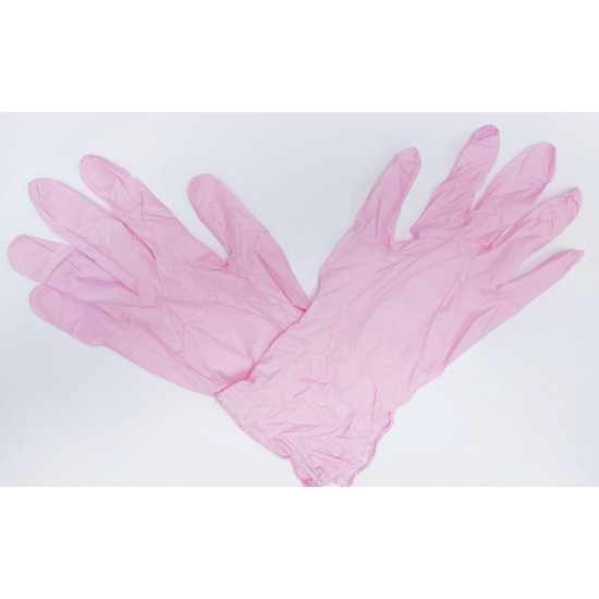 Pink [Dingqing Gloves]  Produced by HEALTHBUYNOW (10 boxes minimum)