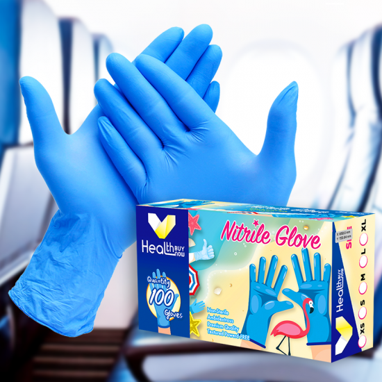 Ding Qing gloves [Made in Malaysia] Produced by Healthbuynow(Minimum batch of 10 boxes)