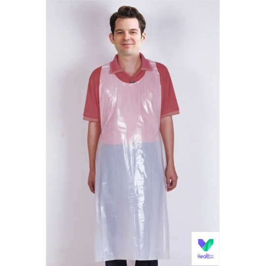 Disposable plastic apron (a set of 100 pieces)