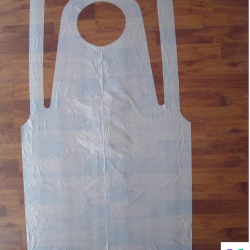 Disposable plastic apron (a set of 100 pieces) Disposable plastic apron (a set of 100 pieces)