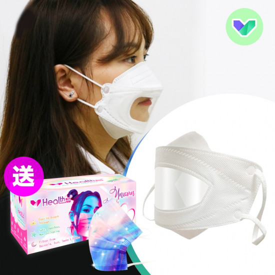 Transparent lip language mask set [transparent mask]