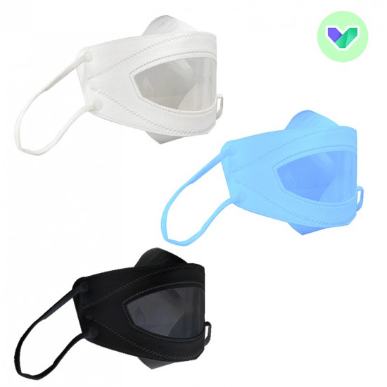 school lip language transparent mask