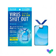 日本 VIRUS SHUT OUT 抗菌消毒隨身掛片 30日有效使用