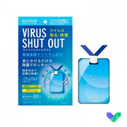 Japan VIRUS SHUT OUT Anti-bacterial Disinfecting Pocket Hanger Effective Use for 30 Days Japan VIRUS SHUT OUT Anti-bacterial Disinfecting Pocket Hanger Effective Use for 30 Days